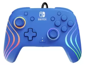 PDP Switch Afterglow Wave RGB Wired Controller - Blue