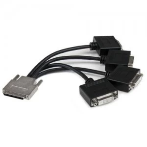 VHDCI to 4x DVI Splitter Breakout Cable