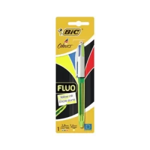 4 Colours Fluo Blister (Pack of 10) 939422