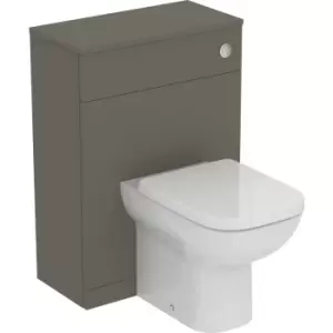 Ideal Standard i. life A Matt WC Unit and Worktop with Back to Wall Toilet and Soft Close Seat 600mm in Quartz Grey