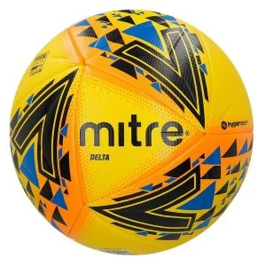 Mitre Delta Professional Ball Yellow Size 5