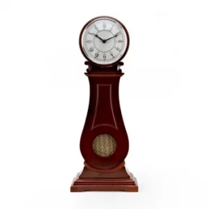 WM WIDDOP Tall Wooden Table Clock