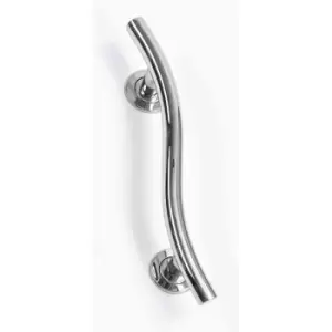 Nrs Healthcare Spa Curved Grab Rail Stainless Steel 480 Mm (19 Inches)