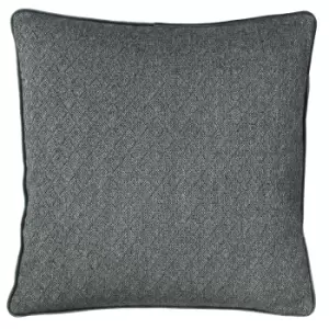 Blenheim Geometric Cushion Grey / 45 x 45cm / Polyester Filled