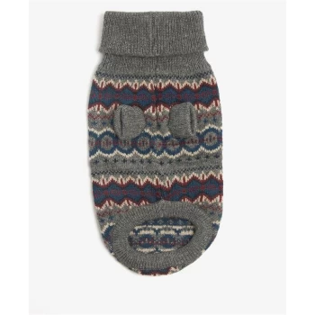 Barbour Barbour Lifestyle Fair Isle Dog Sweater - Grey GY72