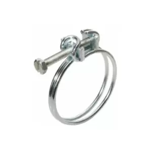 65HC Double Wire Zinc Plated Clamp For 65mm Hose - Charnwood