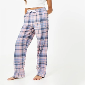 Jack Wills Flannel Check Pyjama Bottoms - Pink Check