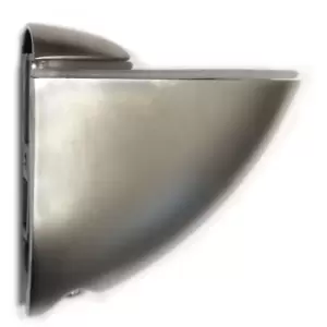 Adjustable Shelf Support Glass Clamp Pelican Chrome 75x67mm Medium - Colour Aluminium