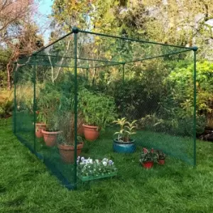 Garden Skill Gardenskill Fruit And Vegetable Garden Cage Kit With Butterfly Netting 2.5 X 1.25 X 1.25M
