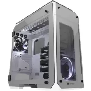 Thermaltake View 71 Tempered Glass Full tower PC casing White 2 built-in LED fans, LC compatibility, Window, Tool-free HDD bracket