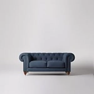 Swoon Winston Smart Wool 2 Seater Sofa - 2 Seater - Indigo