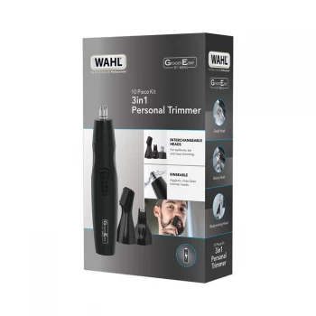 Groomease By Wahl 3 in 1 Personal Trimmer - Black