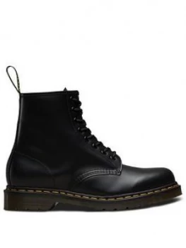 Dr Martens 1460 Ankle Boots - Black Smooth, Size 4, Women