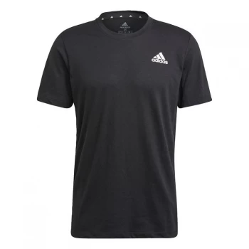 adidas AEROREADY Designed 2 Move Sport T-Shirt Mens - Black / White