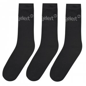 Gelert 3pk Mens Thermal Socks - Black