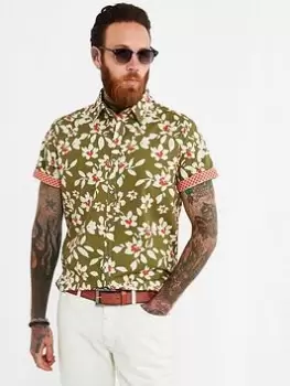Joe Browns Easy Days Shirt - Green, Size S, Men