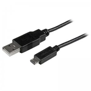 StarTech 0.5m Mobile Charge Sync USB To Slim Micro USB Cable For Smartphones And Tablets A To Micro B