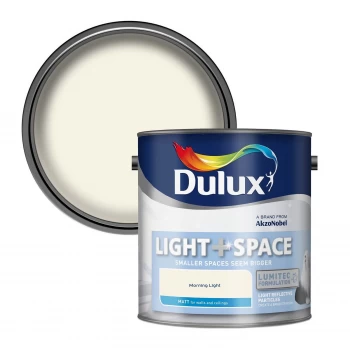 Dulux Light & Space Morning Light Matt Emulsion Paint 2.5L