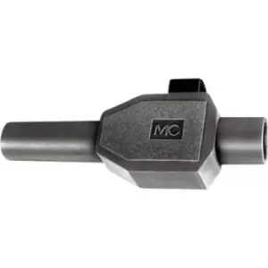 Staeubli SKLS4 Jack plug Plug, straight Pin diameter: 4mm Black