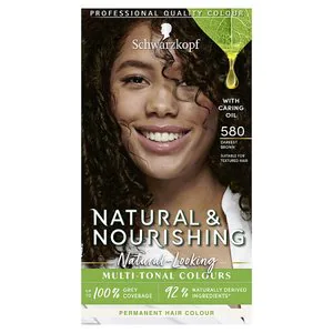 Schwarzkopf Natural & Nourishing 580 - Darkest Brown Hair Colour - wilko