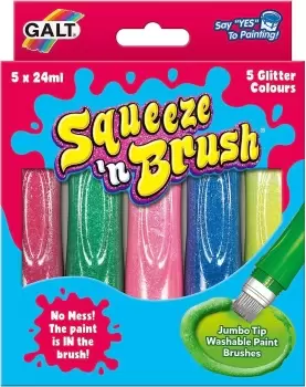 Galt Toys - Squeeze 'n Brush 5 Glitter Colours Pens