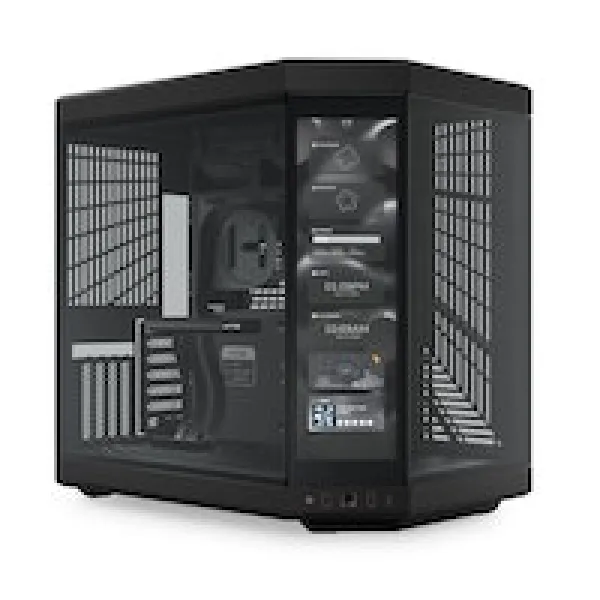 Hyte Y70 Touch Dual Chamber Mid-Tower ATX Case - Black