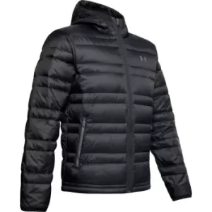 Under Armour Armour Armour Down Hooded Jacket Mens - Black