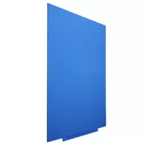 Whiteboard module, BASIC version - sheet steel, painted, WxH 1000 x 1500 mm, pastel blue