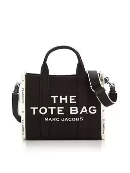 Marc Jacobs The Jacquard Small Canvas Tote Bag - Black