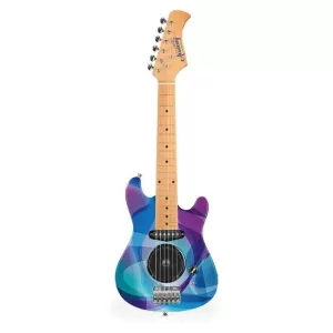 Aom Electric Guitar Purple Swirls