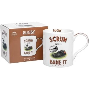 Rugby Fine China Mug By Lesser & Pavey