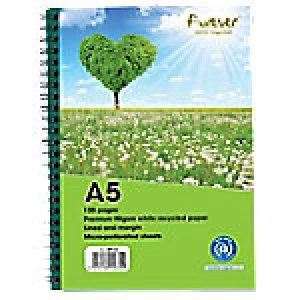 Forever Notebook 5911Z A5 Ruled White Ruled Perforated 120 Pages 10 Pieces of 120 Sheets