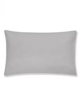 Catherine Lansfield Bianca Egyptian Cotton Housewife Pillowcase Pair ; Silver