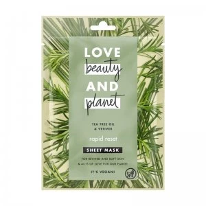 Love Beauty And Planet Rapid Reset Sheet Mask