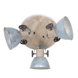 Gearwood Spotlight Clusters Nickel With Old Made Wood