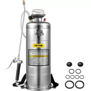 VEVOR Stainless Steel Sprayer 12L Household Gardening and Floor Cleaning Sprayer, Suitable for the Current Neds of Industry, Agriculture, Commerce, Me