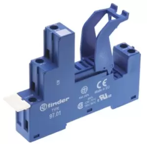 Finder 97 Relay Socket for use with 46.61 and 46.52 Series Relay, 250V ac