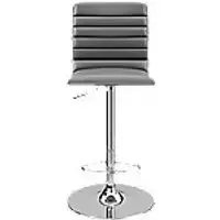 Alphason High Back Bar Stool with Adjustable Seat Colby Grey