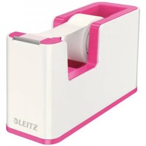 Tape dispenser Leitz WOW 5364 White, Pink
