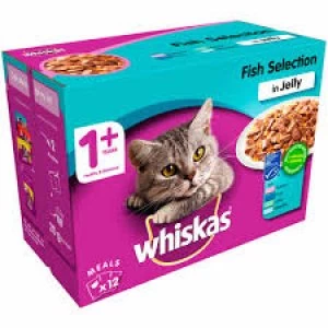 Whiskas Fish Selection in Jelly Cat Food 12 x 100g