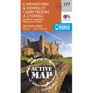 Carmarthen and Kidwelly by Ordnance Survey (Sheet map, folded, 2015)