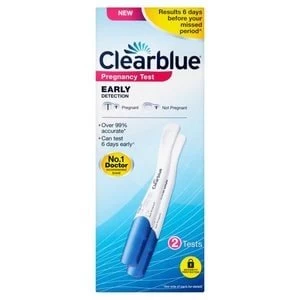 Clearblue Early Detection Visual Pregnancy Test 2s