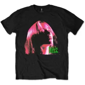 Billie Eilish - Neon Shadow Pink Unisex XX-Large T-Shirt - Black