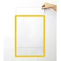 BEAVERSWOOD FRAMES4DOCS Document Frames OD-SFD3/10-YEL A3 Yellow Pack of 10