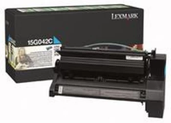Lexmark 15G042C Cyan Laser Toner Ink Cartridge