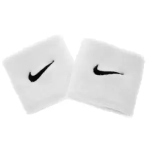 Nike Swoosh Wristband 2 Pack - White