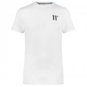 11 Degrees Triad T Shirt - White/Black