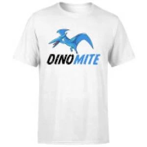 Dino Mite Mens T-Shirt - White - 4XL