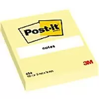 Post-it Sticky Notes 656-CY 51 x 76mm 100 Sheets Per Pad Yellow Pack of 12