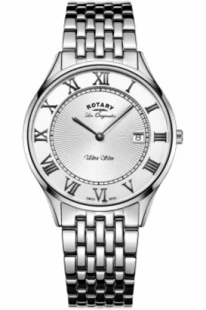 Mens Rotary Swiss Made Ultra Slim Quartz Watch GB90800/01